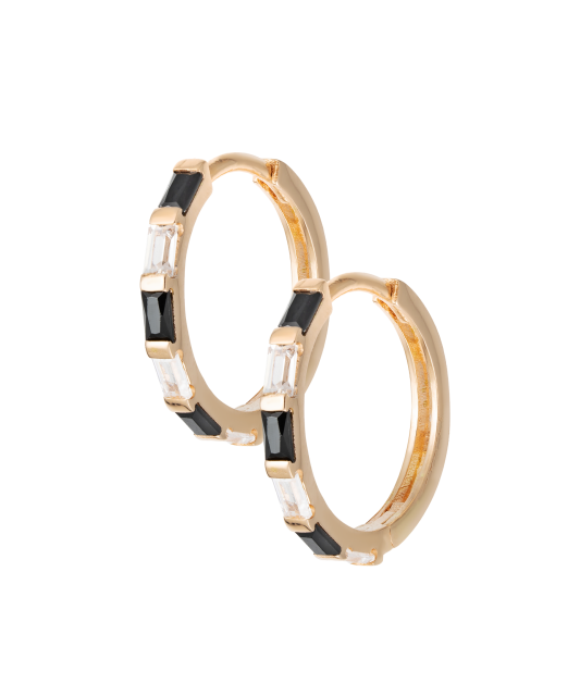 Auksiniai auskarai su cirkoniais