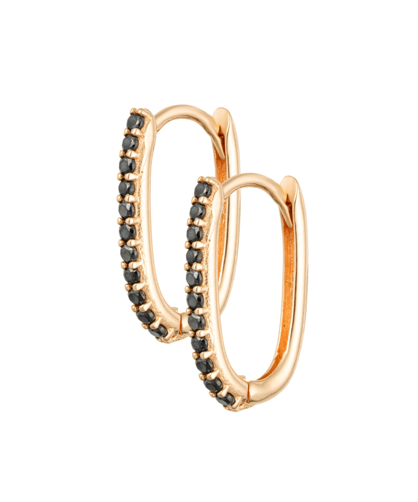 Auksiniai auskarai su cirkoniais