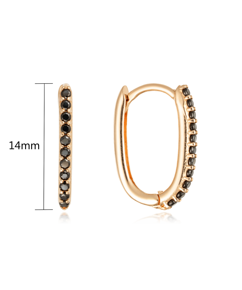 Auksiniai auskarai su cirkoniais