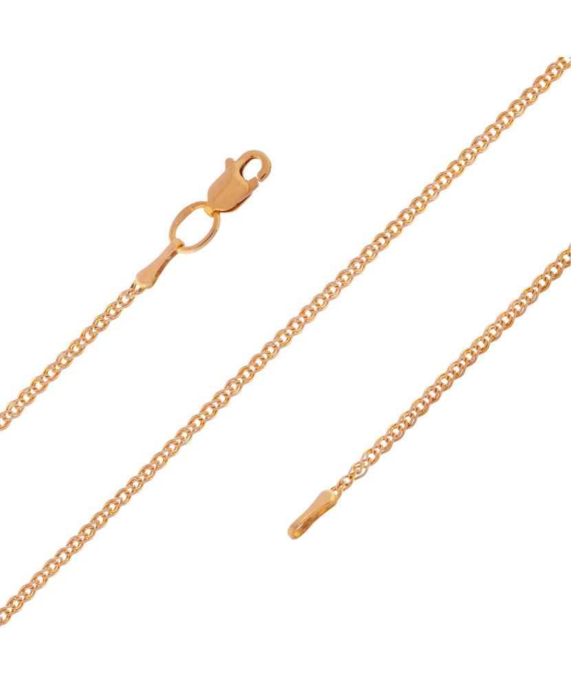 Auksinė vientisa grandinėlė "Mona Liza" 2.3mm - Auksinės grandinėlės - Goldinga