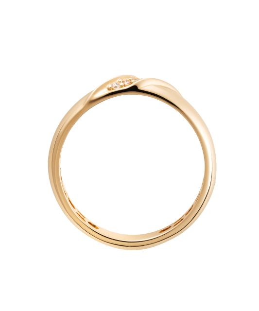 Auksinis žiedas su cirkoniais