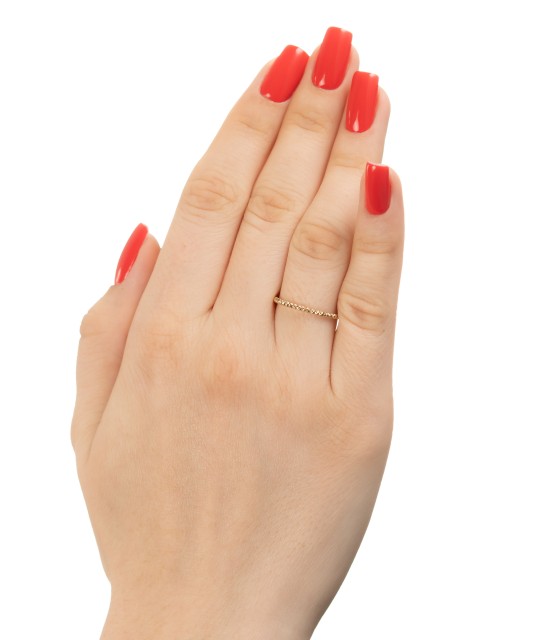 Geltono aukso žiedas