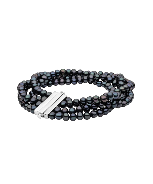 Perlų apyrankė su sidabru - Perlų apyrankės - Goldinga