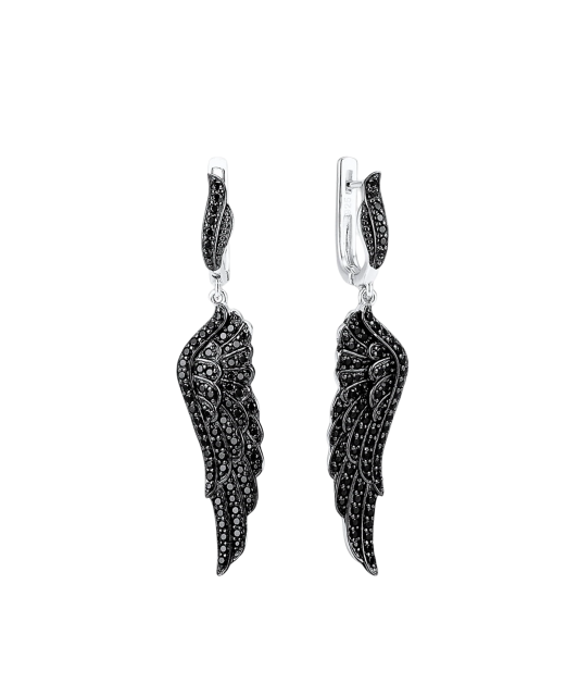 Sidabriniai auskarai su špineliais - Sidabriniai auskarai - Goldinga