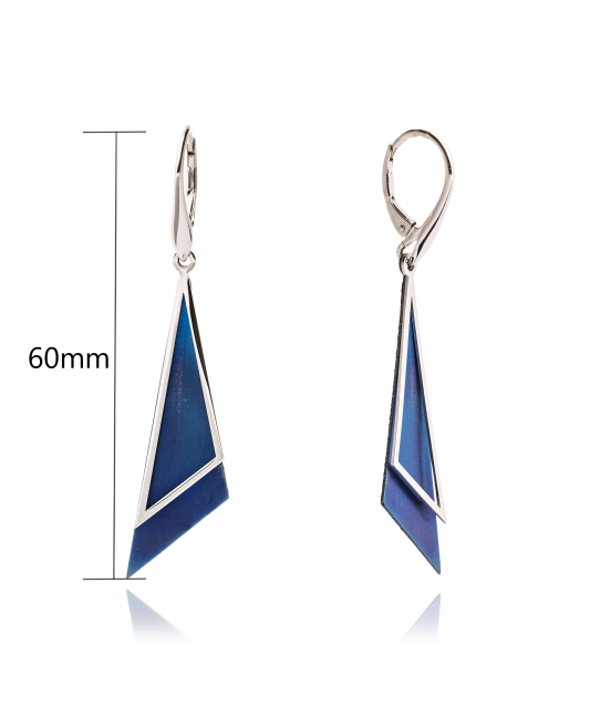 Sidabriniai Auskarai su titanu  - Goldinga