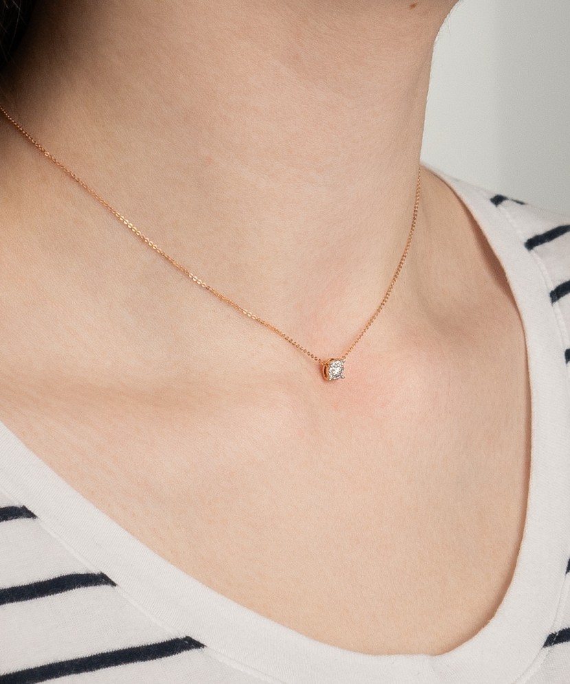 Auksinė Grandinėlė Su Deimantiniu Pakabuku - Auksinės grandinėlės su pakabukais - Goldinga