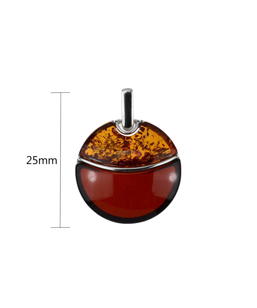 Sidabrinis pakabukas su gintarais  - Goldinga