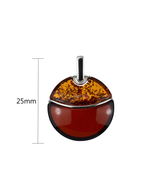 Sidabrinis pakabukas su gintarais  - Goldinga