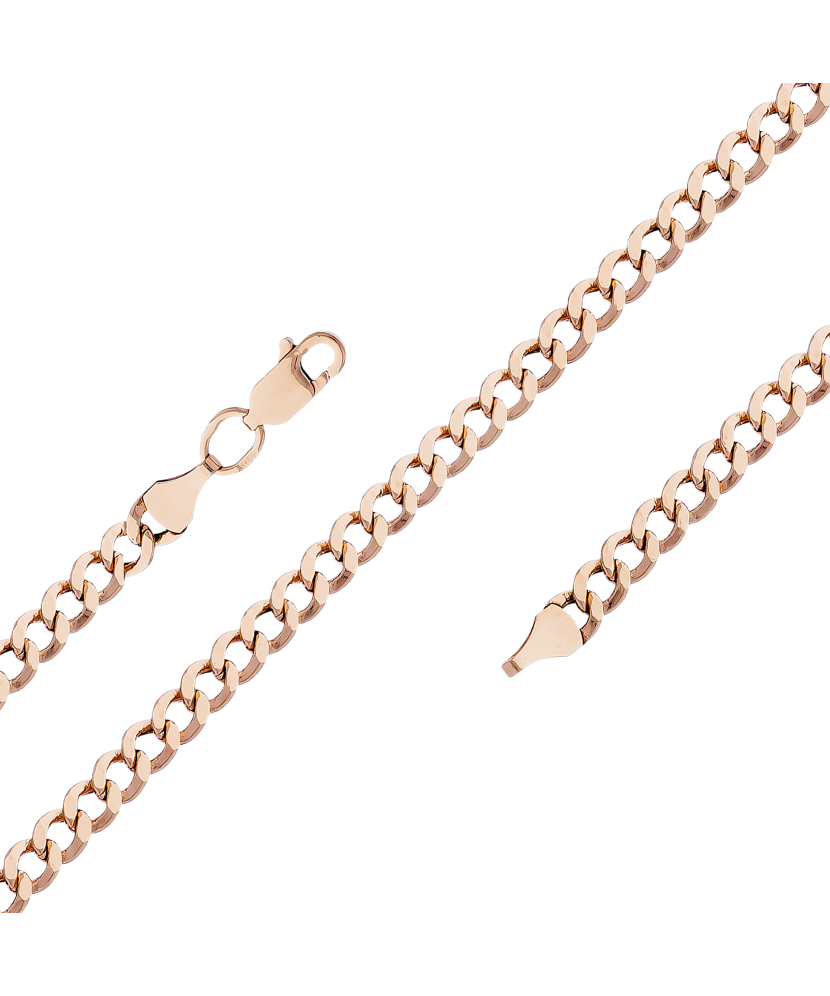 Auksinė grandinėlė "Curb" 4.2mm  - Goldinga