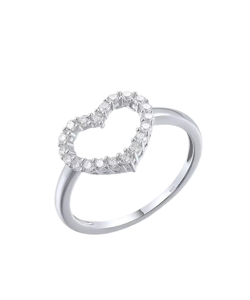 Sidabrinis žiedas su cirkoniais