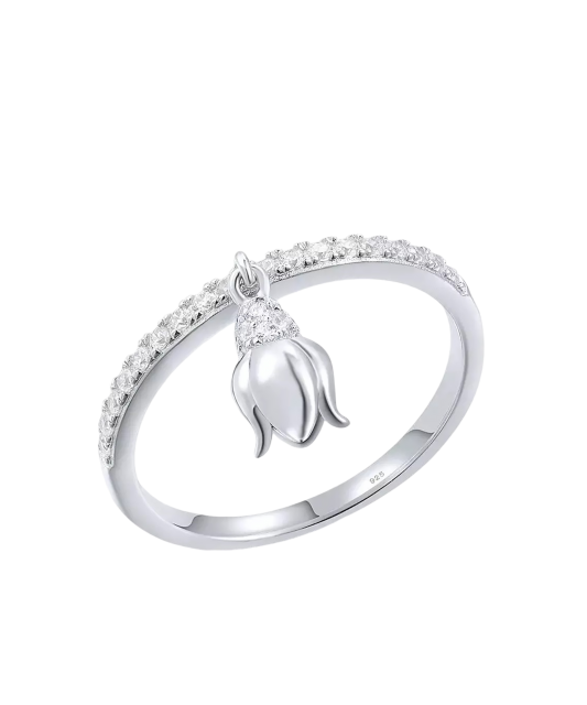 Sidabrinis žiedas su cirkoniais