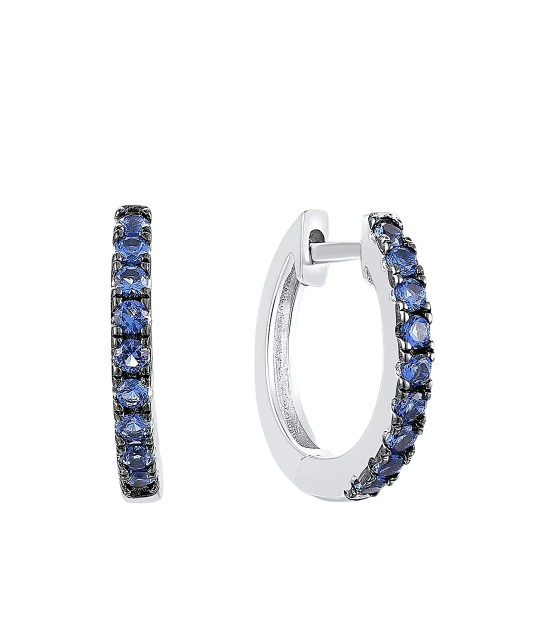 Sidabriniai auskarai su cirkoniais  - Goldinga