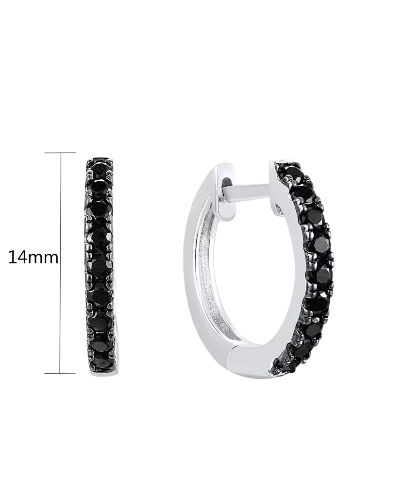 Sidabriniai auskarai su špineliais - Sidabriniai auskarai - Goldinga