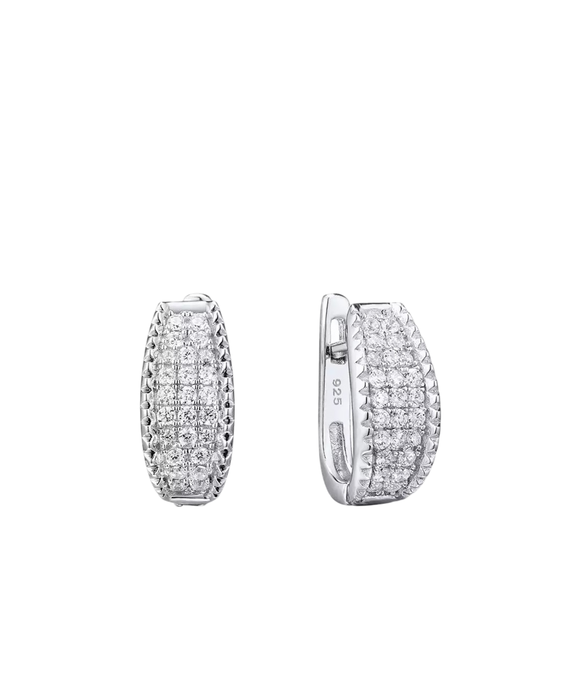 Sidabriniai auskarai su cirkoniais  - Goldinga