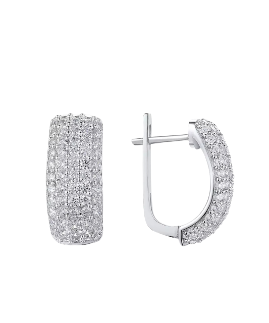 Sidabriniai auskarai su cirkoniais  - Goldinga