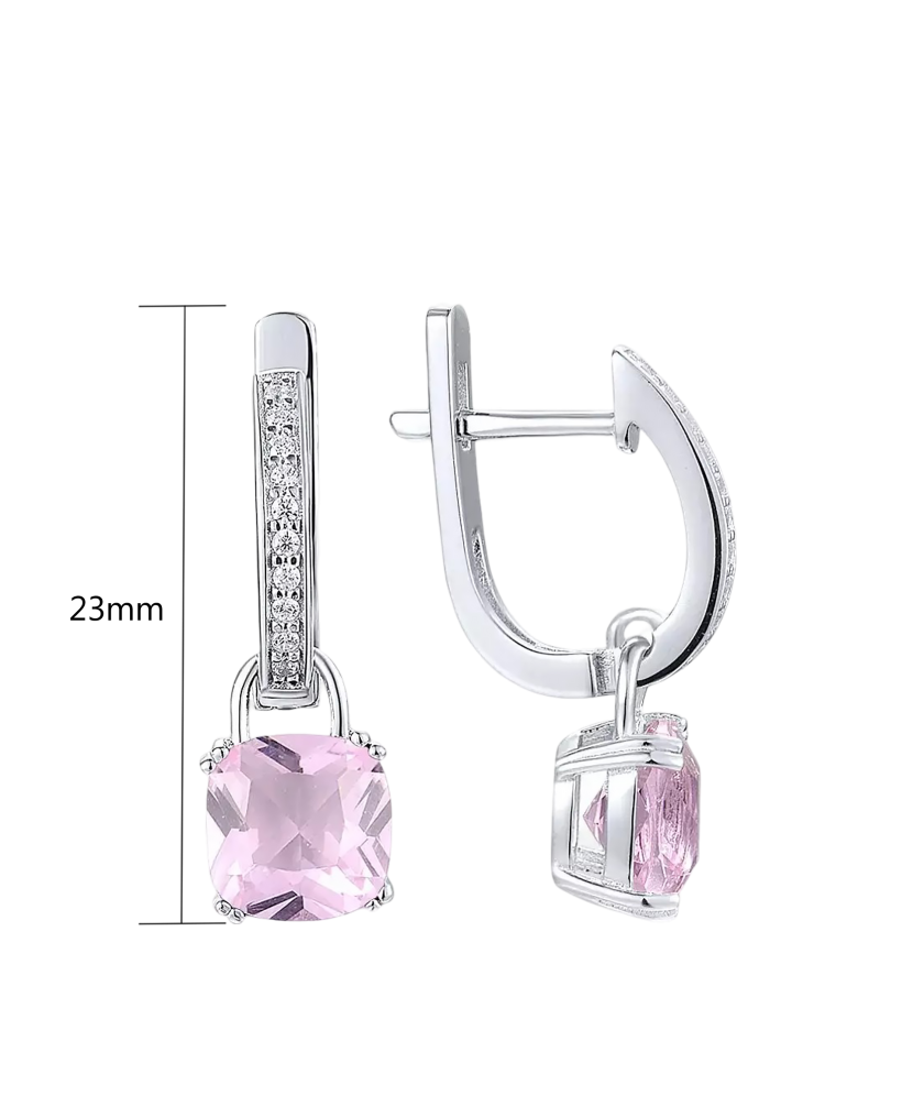 Sidabriniai auskarai su cirkoniais  - Goldinga