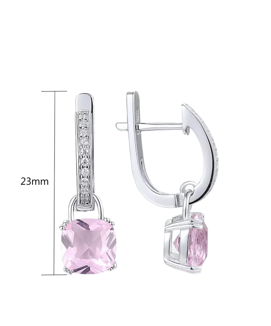 Sidabriniai auskarai su cirkoniais  - Goldinga