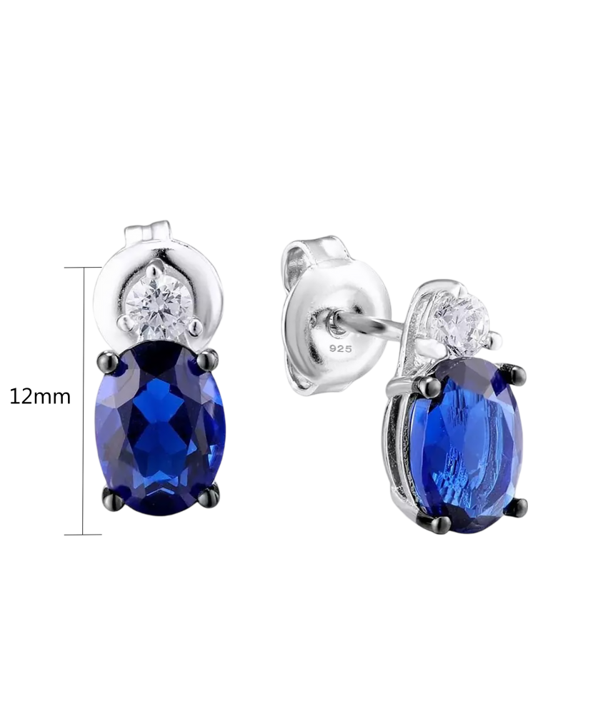 Sidabriniai auskarai su cirkoniais  - Goldinga