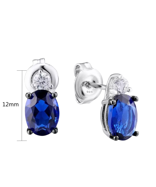 Sidabriniai auskarai su cirkoniais  - Goldinga