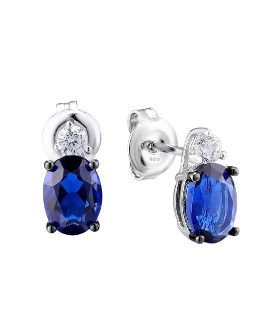 Sidabriniai auskarai su cirkoniais  - Goldinga