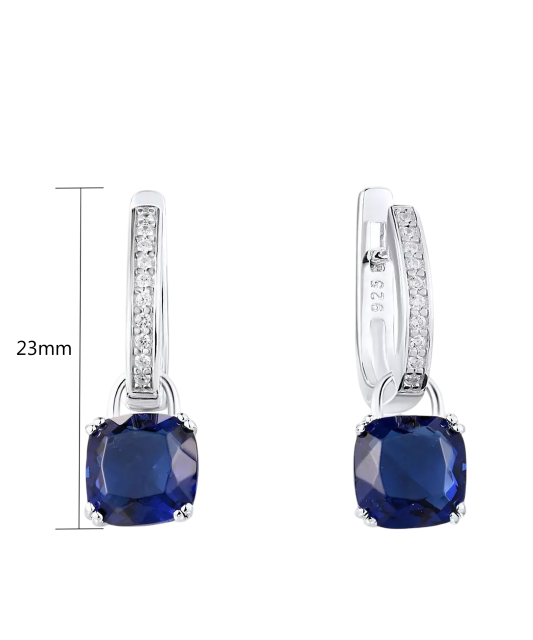 Sidabriniai auskarai su cirkoniais  - Goldinga