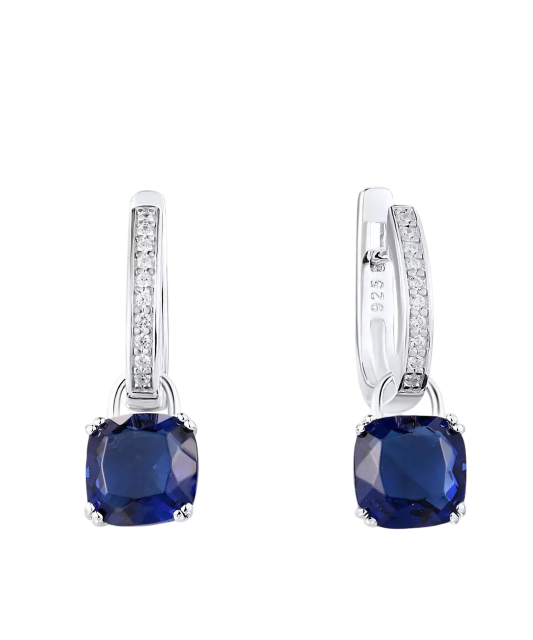 Sidabriniai auskarai su cirkoniais  - Goldinga