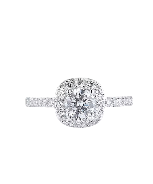 Sidabrinis žiedas su cirkoniais - Sidabriniai žiedai - Goldinga