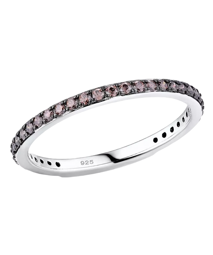 Sidabrinis žiedas su cirkoniais  - Goldinga