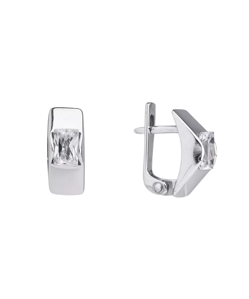 Sidabriniai auskarai su cirkoniu  - Goldinga