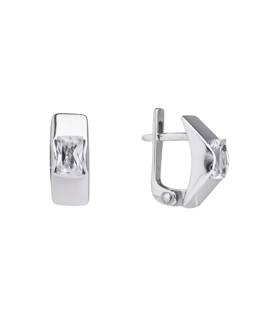 Sidabriniai auskarai su cirkoniu  - Goldinga