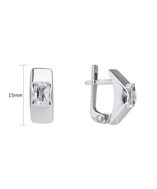 Sidabriniai auskarai su cirkoniu  - Goldinga