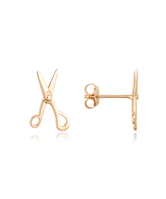 Auksiniai auskarai "Žirklės" - Auksiniai auskarai - Goldinga