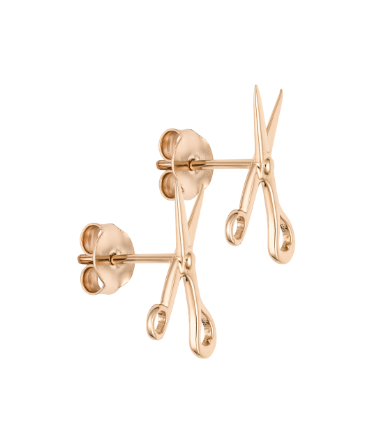 Auksiniai auskarai "Žirklės" - Auksiniai auskarai - Goldinga