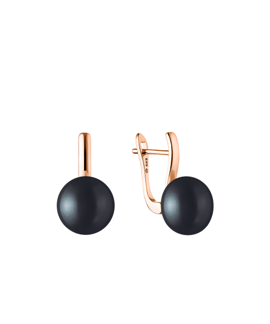 Auksiniai auskarai su perlais  - Goldinga