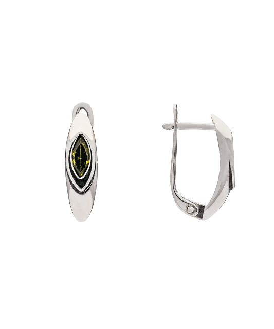 Sidabriniai auskarai su cirkoniu  - Goldinga