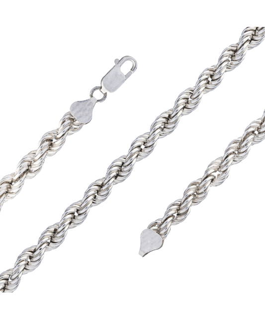 Sidabrinė grandinėlė 6.4mm - Sidabrinės grandinėlės - Goldinga