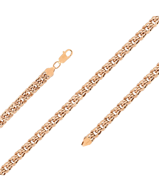 Auksinė apyrankė "Bismark" 9.1mm  - Goldinga