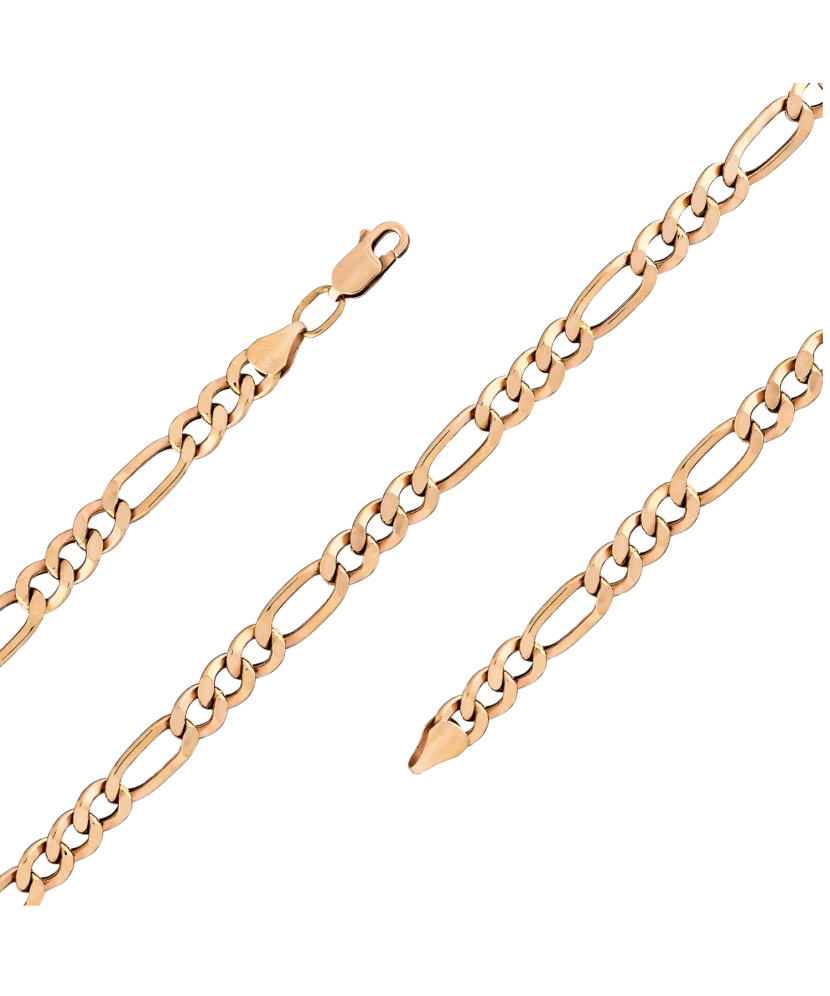 Auksinė apyrankė "Figaro" 6.1mm  - Goldinga