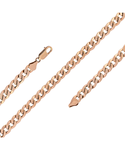 Auksinė apyrankė "Curb" 8.3mm  - Goldinga