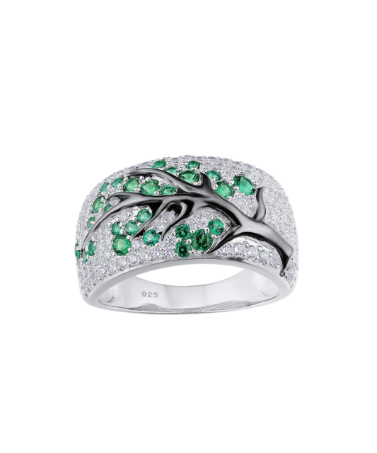 Sidabrinis žiedas su cirkoniais  - Goldinga