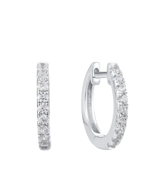 Sidabriniai auskarai su cirkoniais  - Goldinga