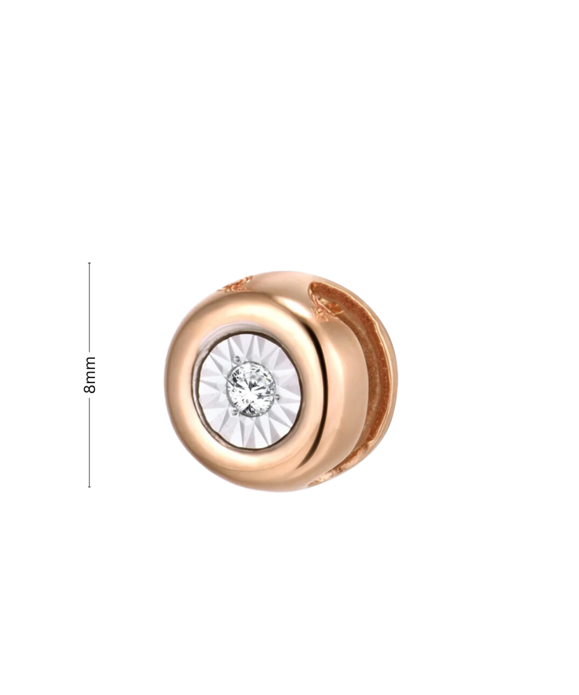 Auksinis pakabukas su briliantu - Pakabukai su brangakmeniais - Goldinga