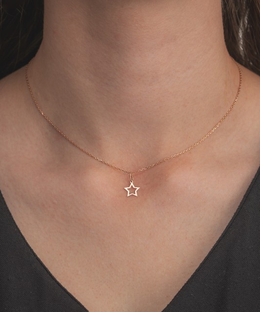 Auksinis pakabukas "Žvaigždė" - Auksiniai pakabukai - Goldinga