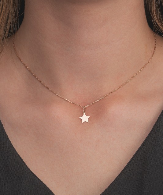 Auksinis pakabukas "Žvaigždė" - Auksiniai pakabukai - Goldinga