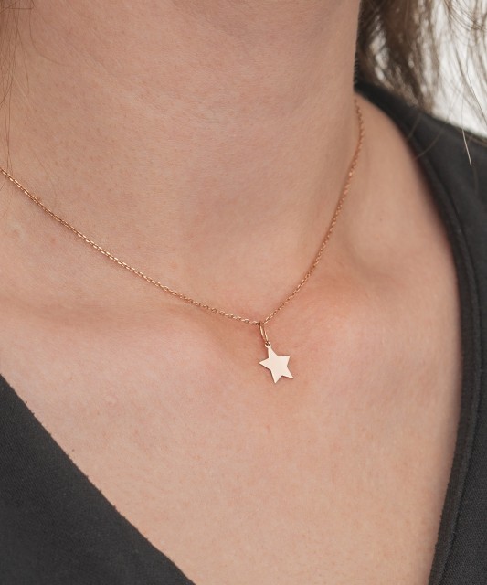 Auksinis pakabukas "Žvaigždė" - Auksiniai pakabukai - Goldinga