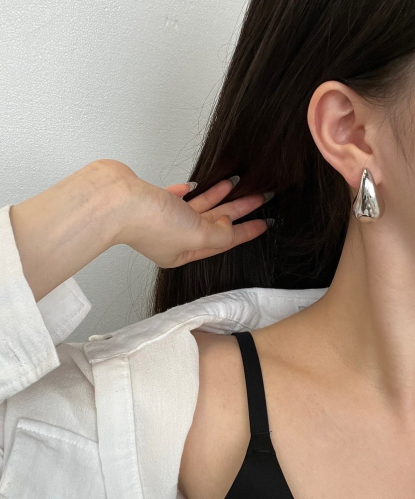 Sidabriniai auskarai 30mm - Sidabriniai auskarai - Goldinga