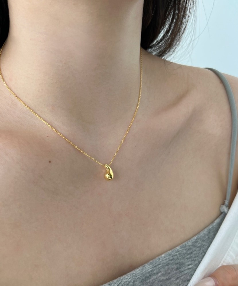 Paauksuota sidabrinė grandinėlė su  pakabuku