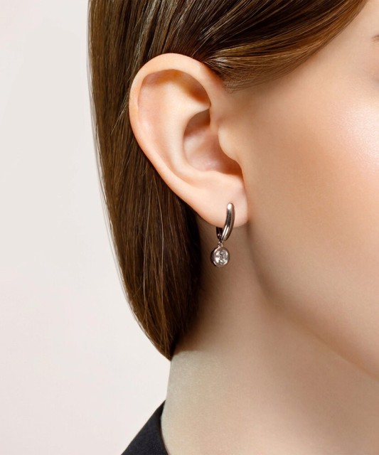 Sidabriniai auskarai su cirkoniu - Sidabriniai auskarai - Goldinga