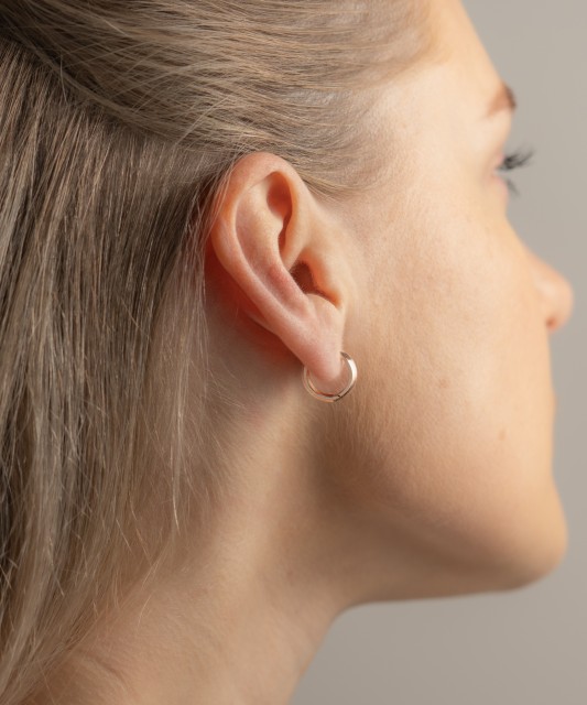 Auksiniai auskarai 13mm - Auksiniai auskarai - Goldinga