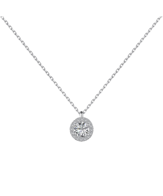 Sidabrinė Grandinėlė Su Cirkonio Pakabuku - Sidabrinės grandinėlės su pakabukais - Goldinga